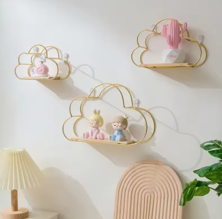 "Modern Woodworks Collection"™- Cloudy Dreams Wall Shelf