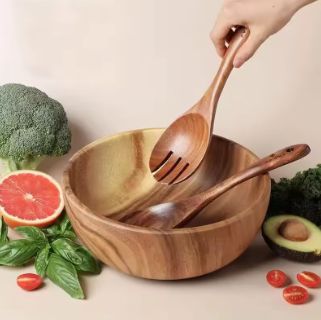 "Natural Harmony Collection"™-Wooden Salad Serving Spoons