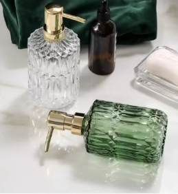 "Pure Essence Collection"™-Glass Soap Dispenser