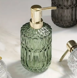 "Pure Essence Collection"™-Glass Soap Dispenser