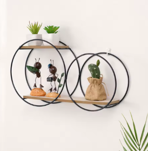 "Modern Woodworks Collection"™-Wooden Wall Shelf