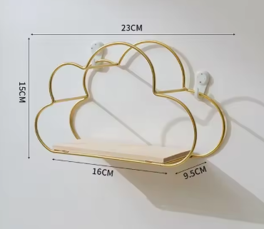 "Modern Woodworks Collection"™- Cloudy Dreams Wall Shelf