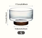 "Nature Touch Collection"™-Wood & Glass Essence Saucer