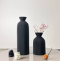 "Ribbed Harmony Collection"™ – Minimalist Vase