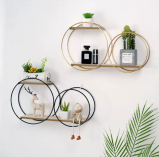 "Modern Woodworks Collection"™-Wooden Wall Shelf