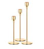 "Timeless Elegance Collection"™-Candle Holder Set “Golden Trio”